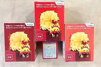 Amazon.co.jp: 鬼滅 ちょこっとひっかけフィギュアぷち柱煉獄杏